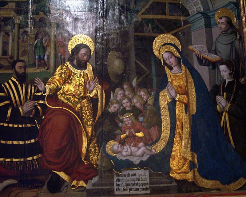 nativite - François Brea 1541 - Chapelle Sainte-Roseline - Les Arcs-sur-Argens