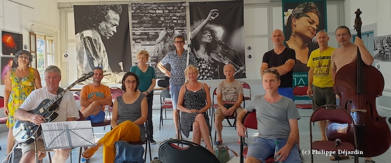 Masterclasse Jazz Coaraze - Exposition Pascal Kober