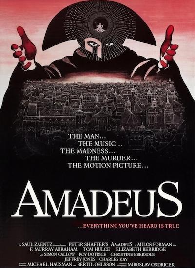 Affiche originale Amadeus Film Milos Forman