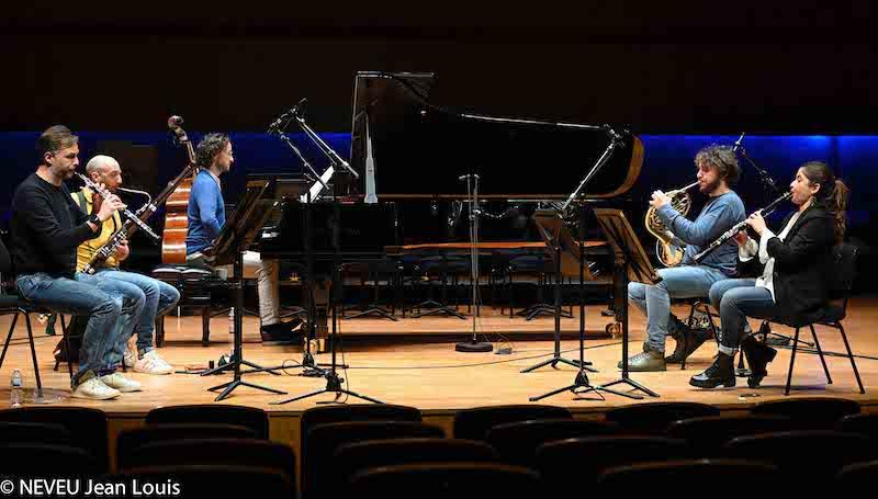 Quintette et pianiste Martin Helmchen residence artiste OPMC Moments Mozart