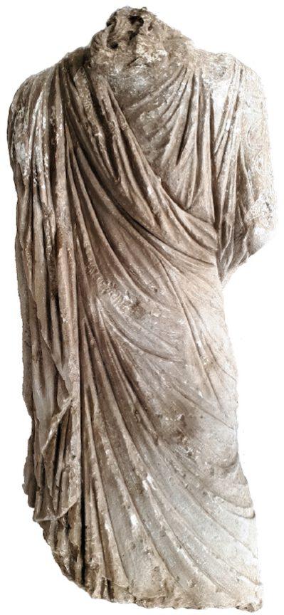 Statue antique vaison la romaine de dos
