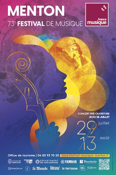 Affiche festival De Musique 2022 Menton