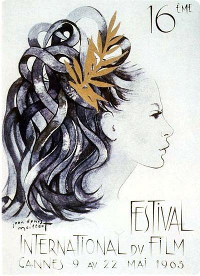 affiche festival de Cannes 1963