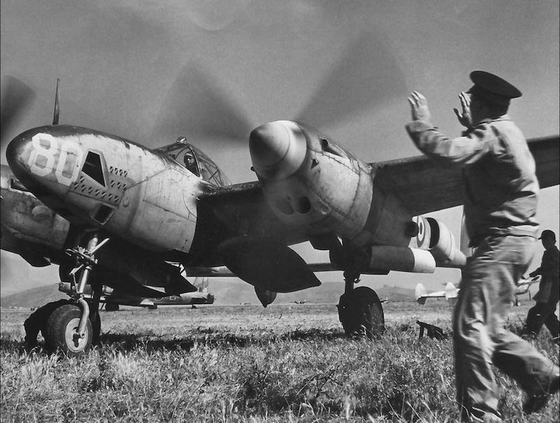 1944- P38 Lightning Borgo Saint Ex et le Lieutenant Gavoille
