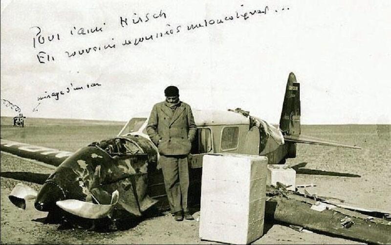 1935- Antoine st exupéry Crash en Libye