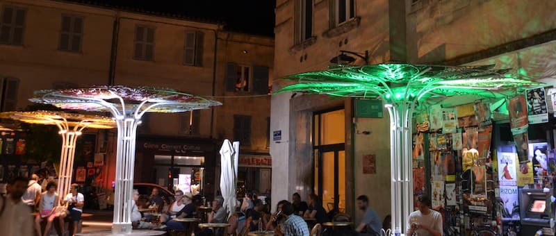 Place Portail Matheron Helios 2022 monument historique Avignon