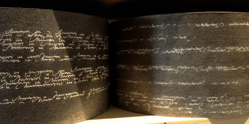 ecriture asemique laurent delaire exposition 2022 Campredon