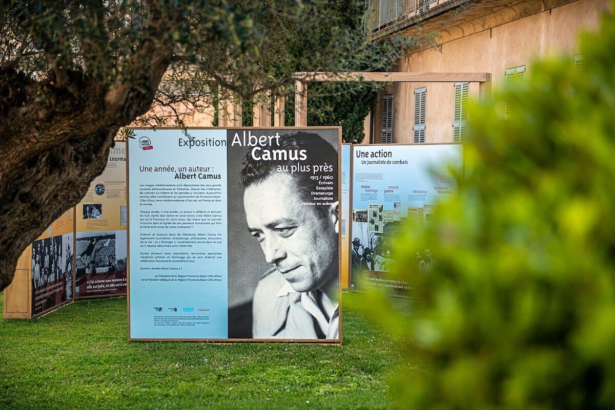 exposition albert camus au plus pres hotel de region Marseille