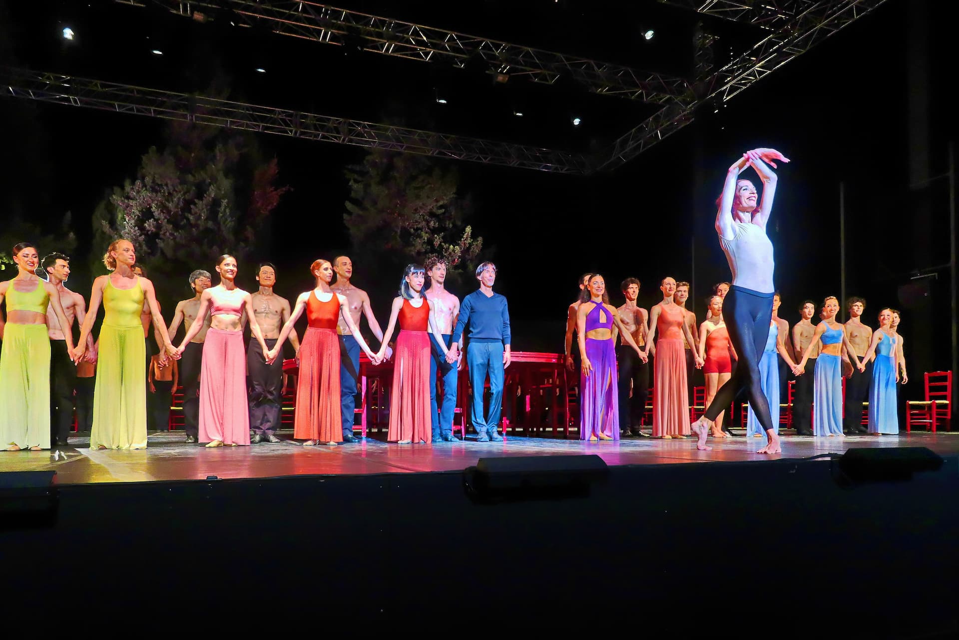 Danseurs du ballet bejart lausanne vaison danses 2023 - elisabet Ros