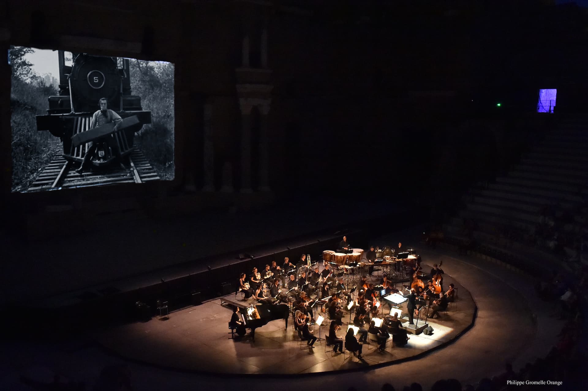 le-mecano-buster keaton orchestre avignon - choregies orange