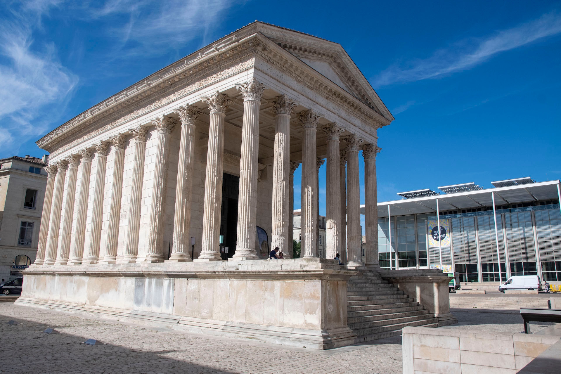 Maison Carree patrimoine mondial unseco septembre 2023 ville de nimes