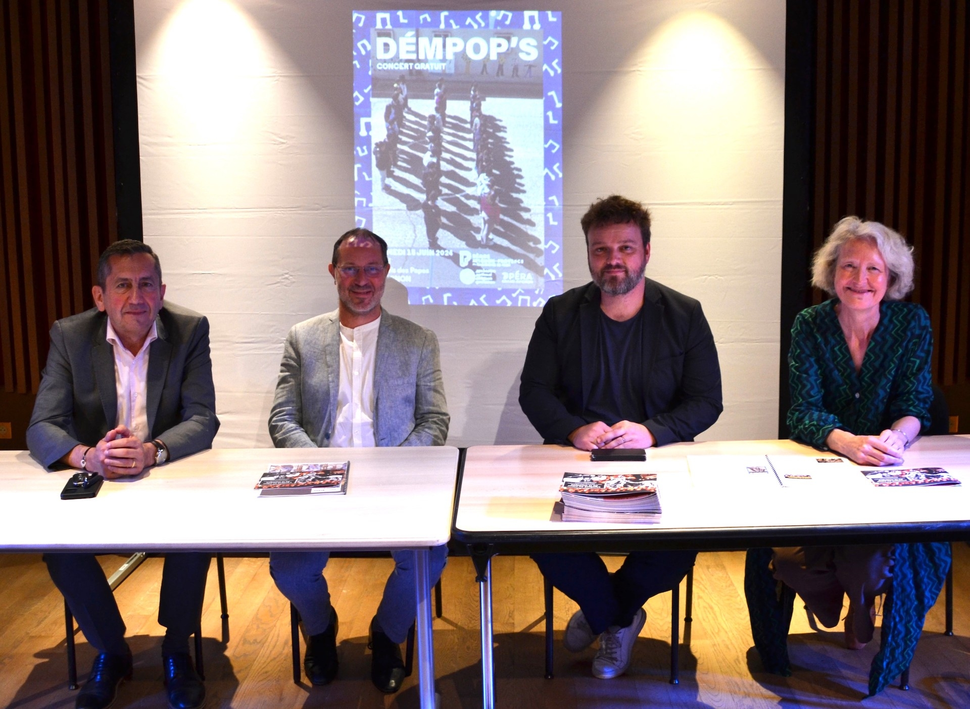 Concert Demos avignon provence palais des papaes avignon Claude Morel - Frederic Roels -Alexis Labat -Isabelle Ronzier