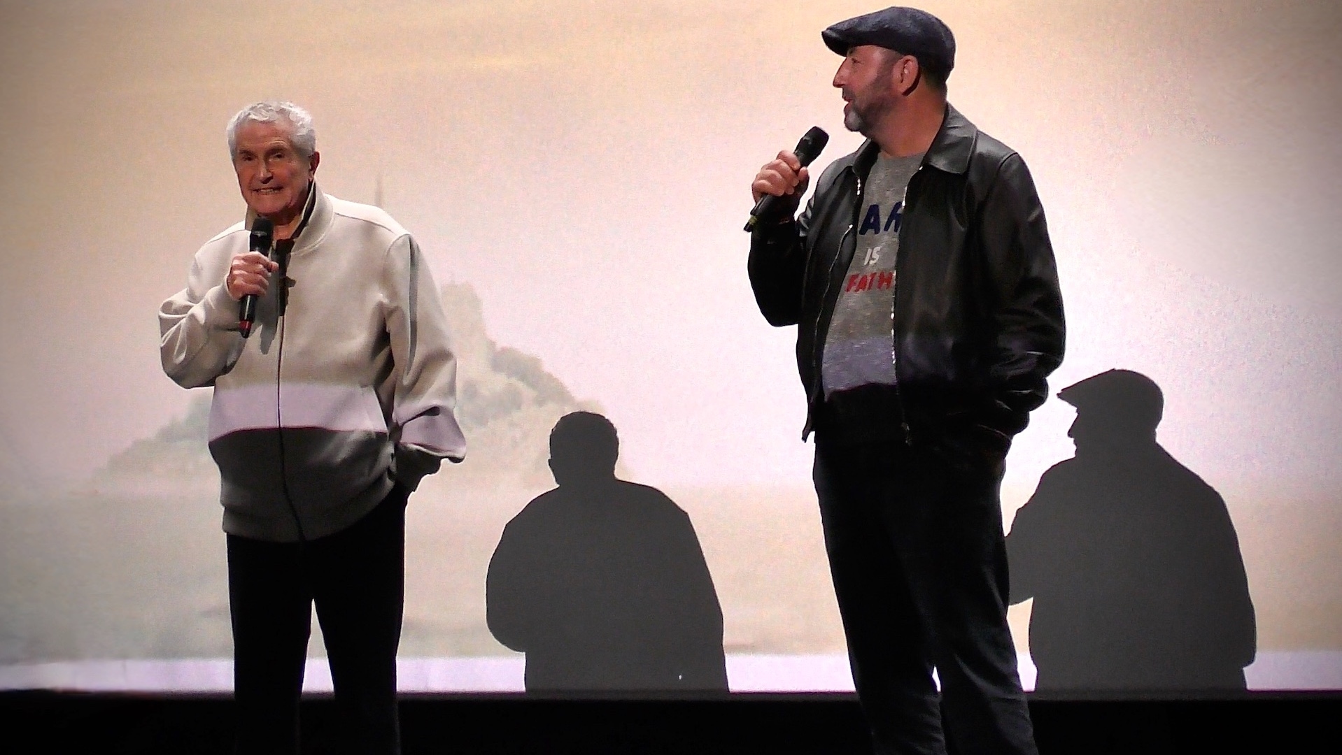 Claude Lelouch et Kad Merad - Avant première dernier film Finalement