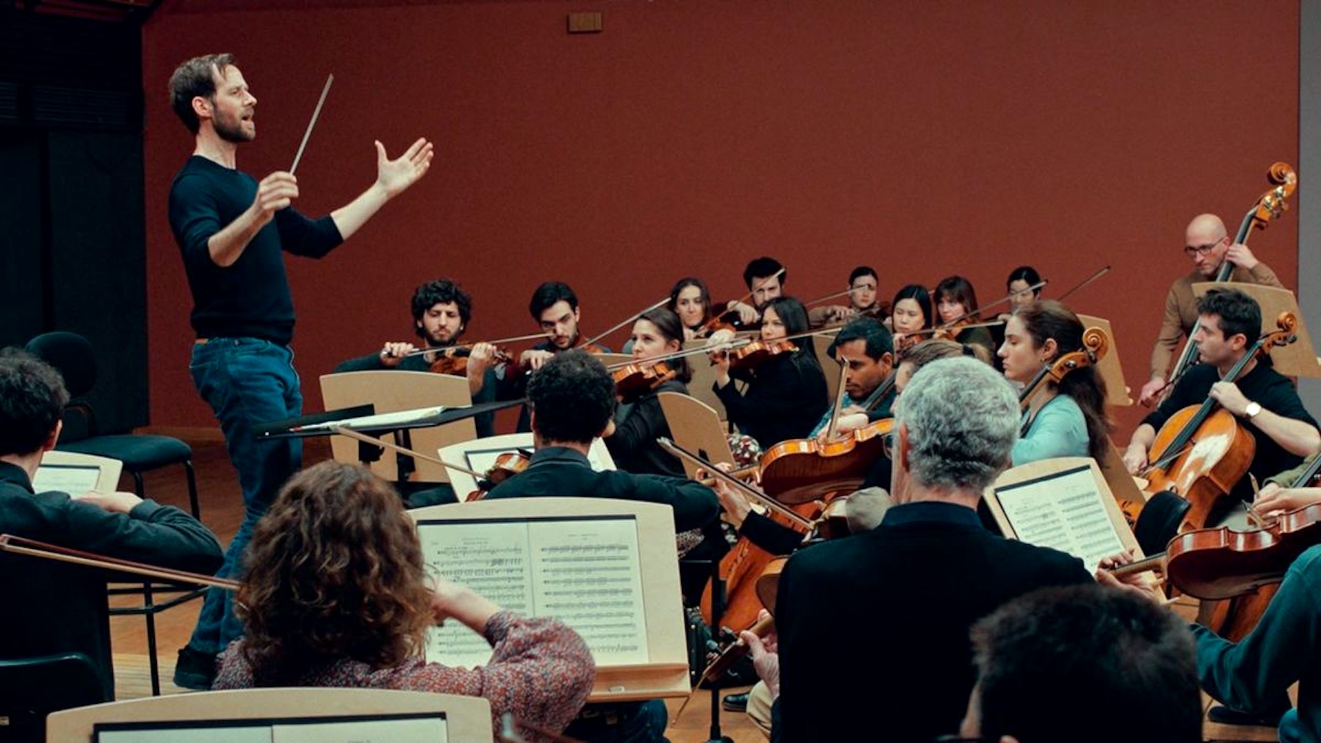 Film en fanfare Benjamin Lavernhe chef orchestre