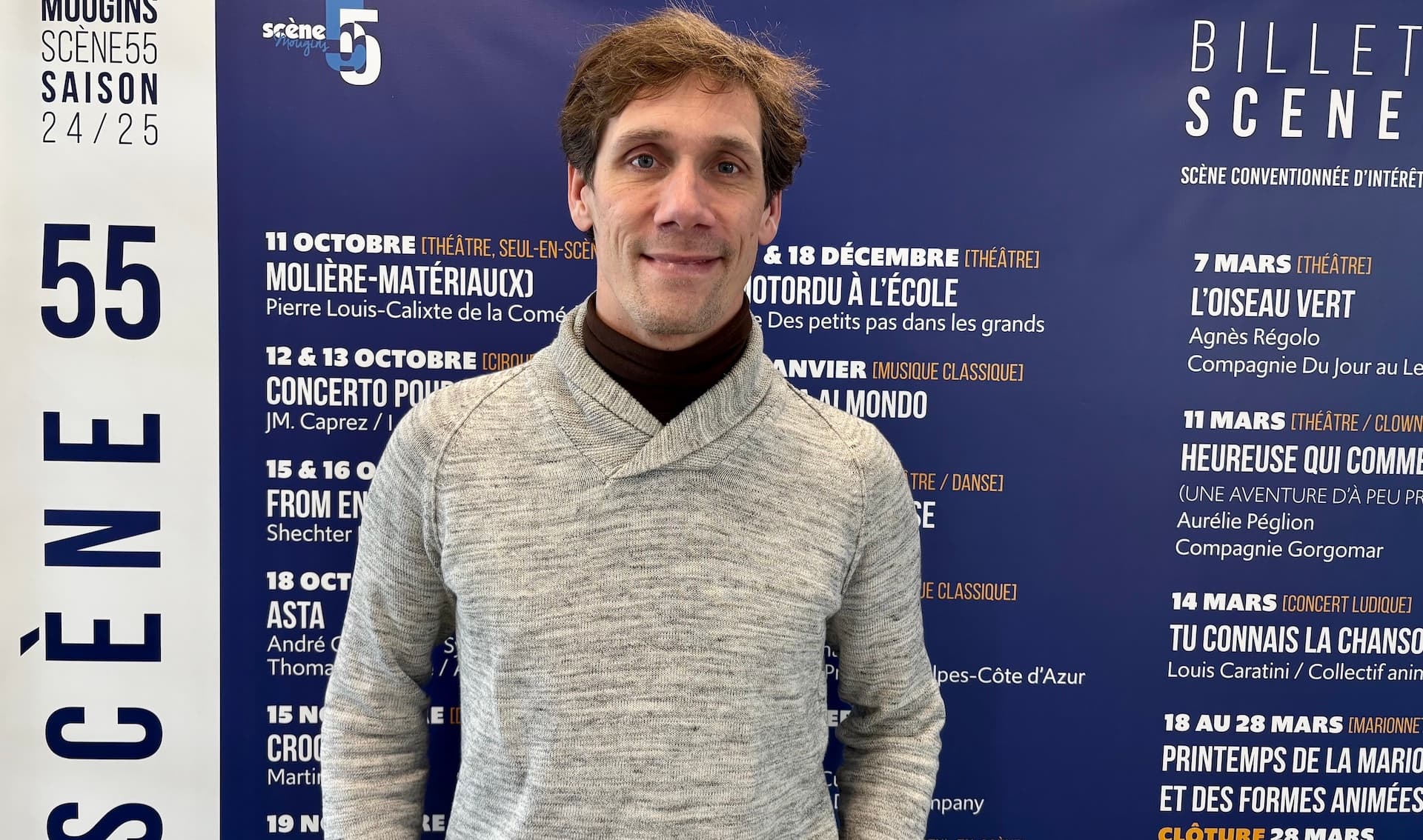 Pierre caussin directeur artistique scene 55 mougins