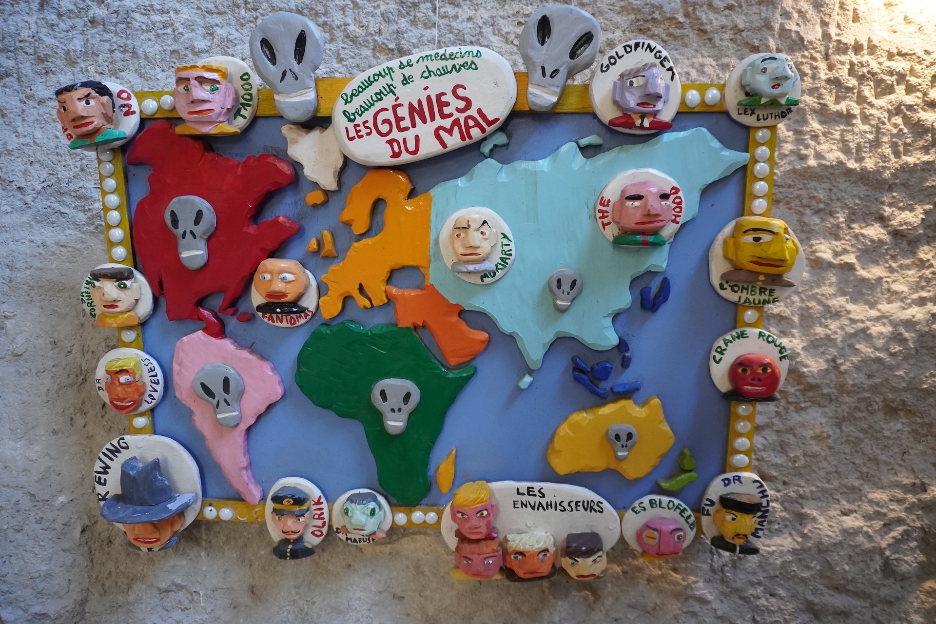 Exposition eglise des celestins avignon terre de culture 2025 les Genies du Mal Yann Paris