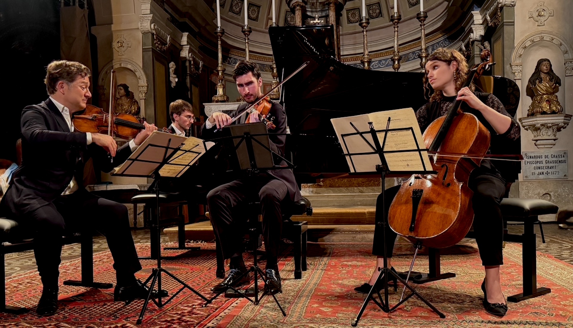 Heures musicales de Biot -Renaud Capucon - Guillaume Bellom - Paul Zientara - Julia Hagen Heures
