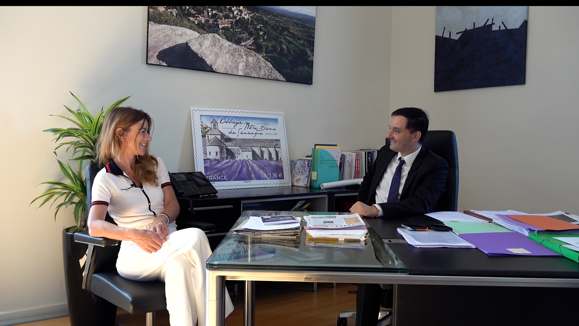 Richard Kitaeff Maire de Gordes interview culture