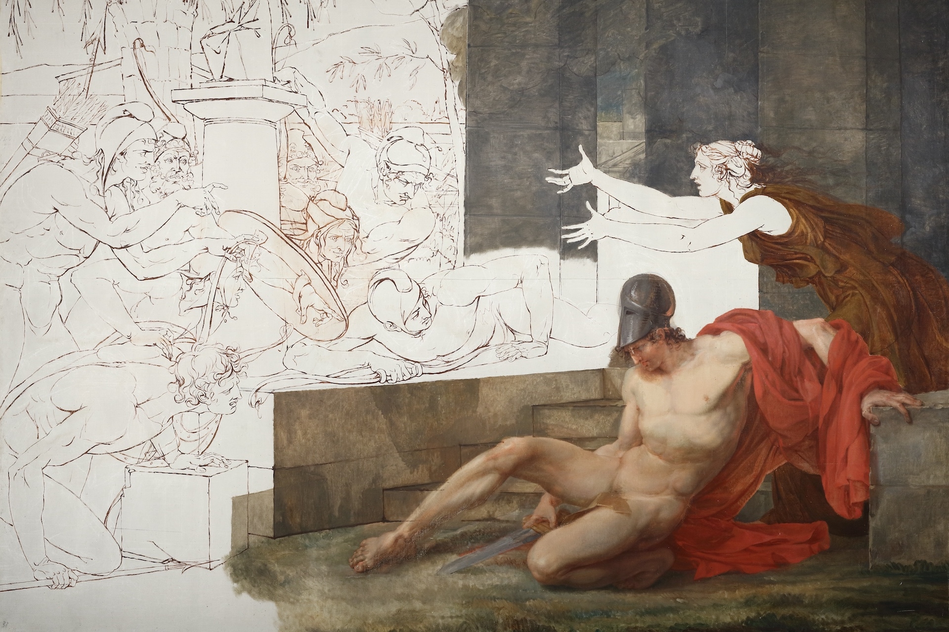 Jacques Reattu La Mort dAlcibiade 1796-1822 exposition reattu arles