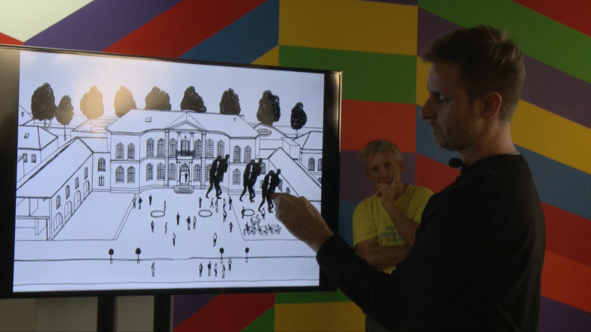 Vincent Broquaire performance Screen to Screen Collection Lambert Avignon