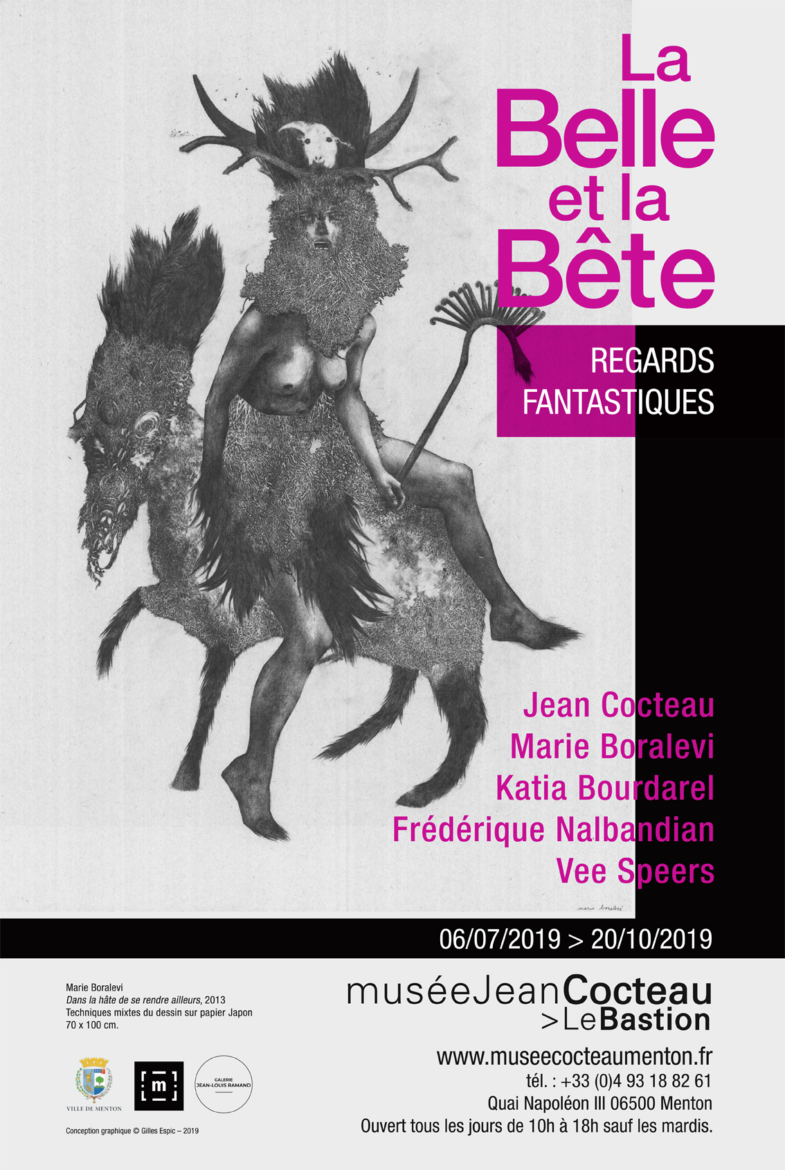 La Belle et la Bête - Exposition Menton