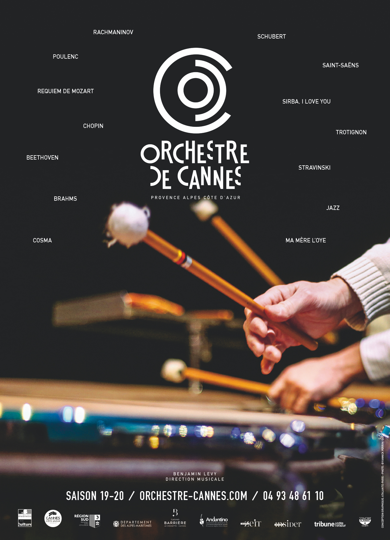 Saison 2019-2020 Orchestre de Cannes : Chopin : Piano Séries 1