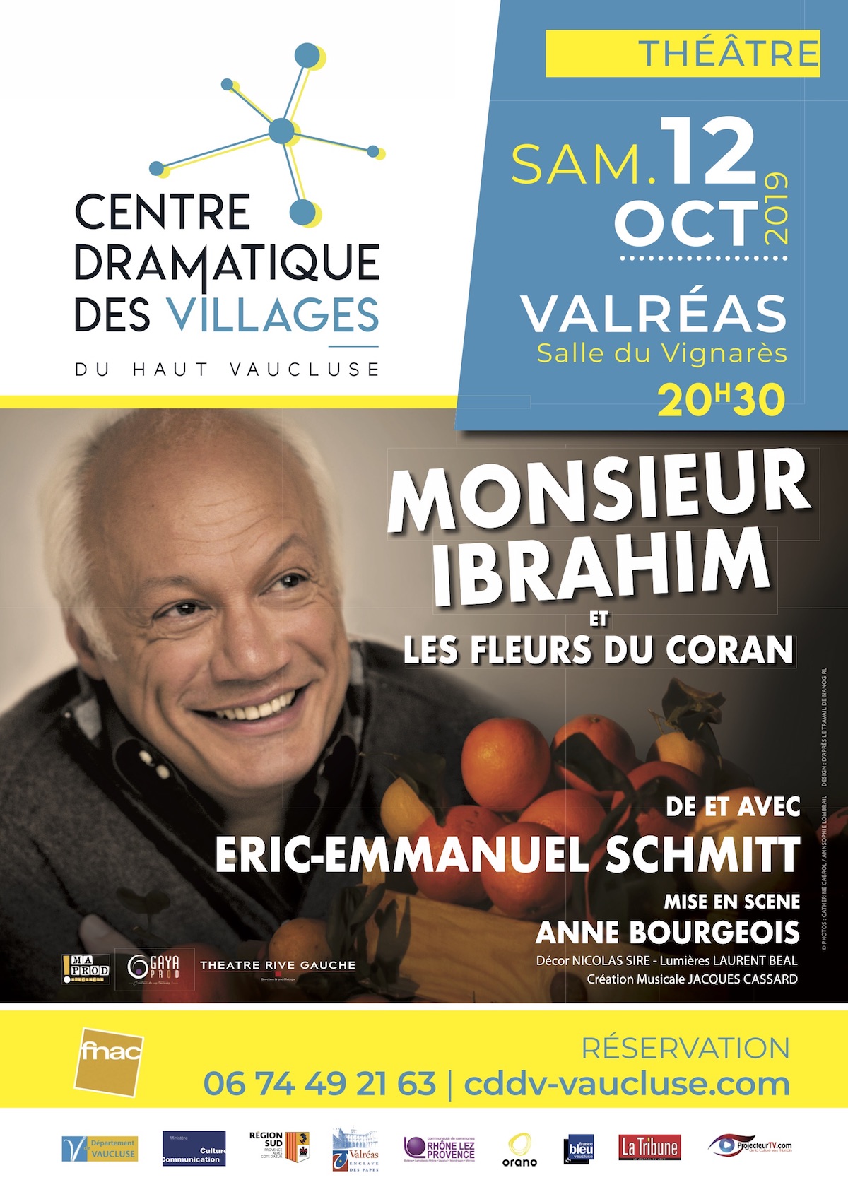 Valréas : Monsieur Ibrahim et les fleurs du Coran