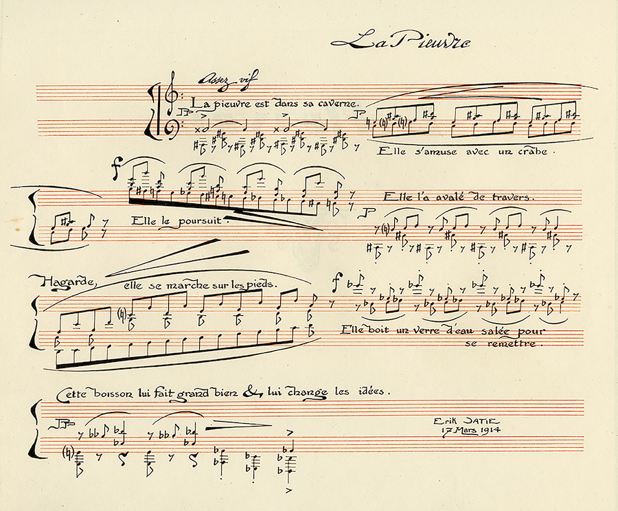 Erik Satie Sports et divertissements - La pieuvre