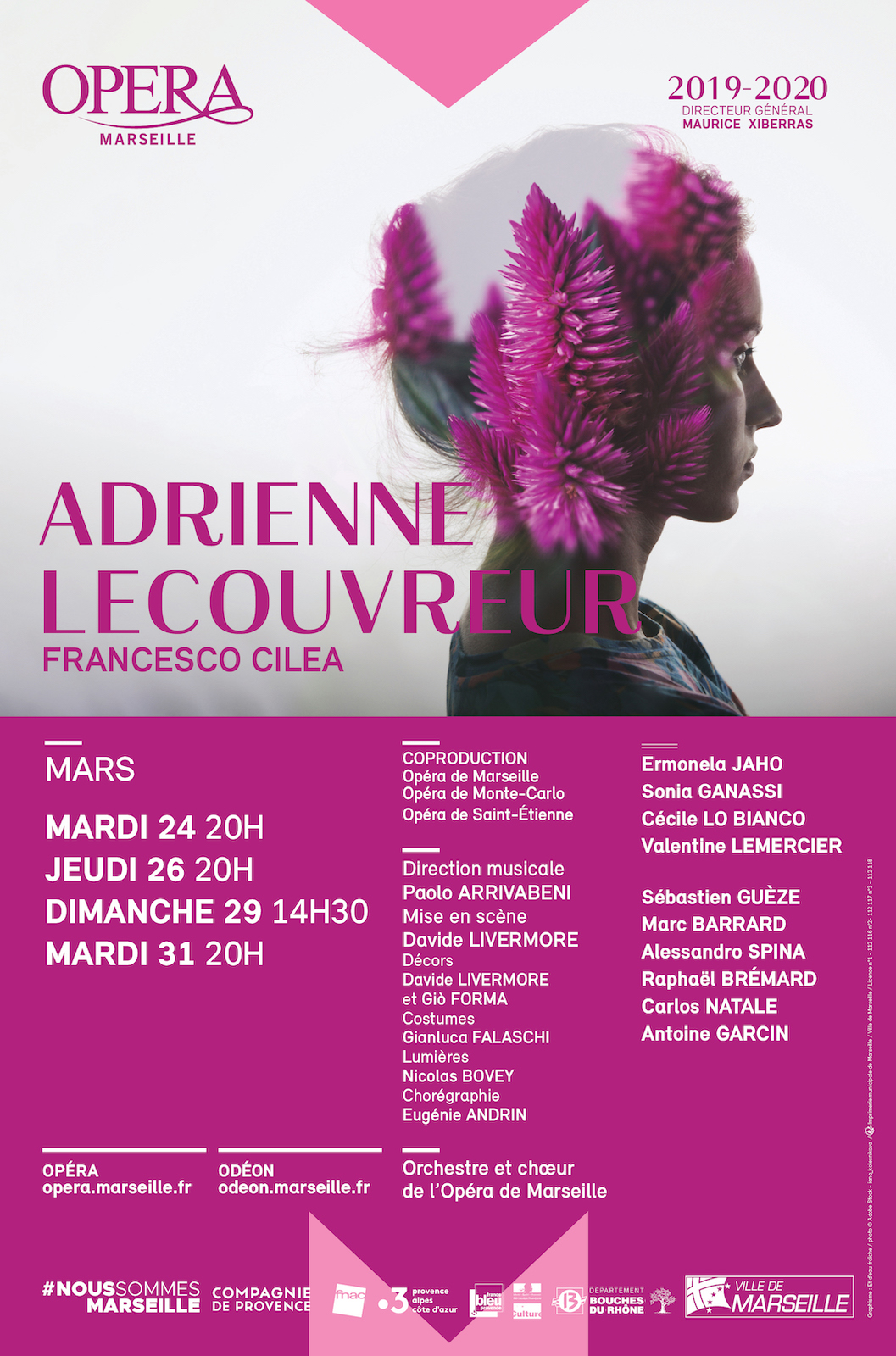Adrienne Lecouvreur - Opéra de Marseille