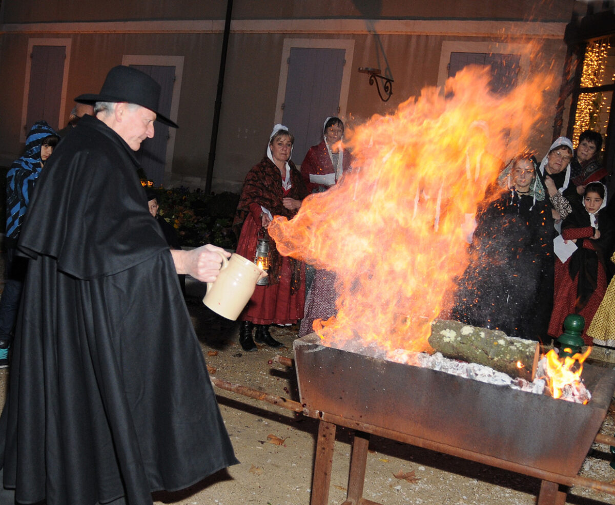 Cacho fio tradition provençale embrasement