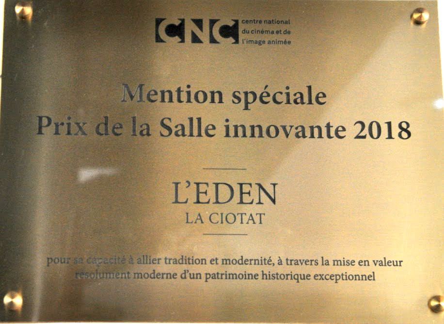PRIX CNC Eden cinema La Ciotat