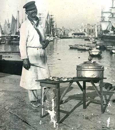 pizzaiulo port de naples fin 1800
