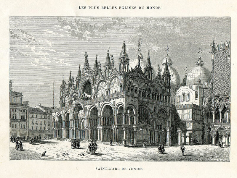 basilique saint marc place italie venice
