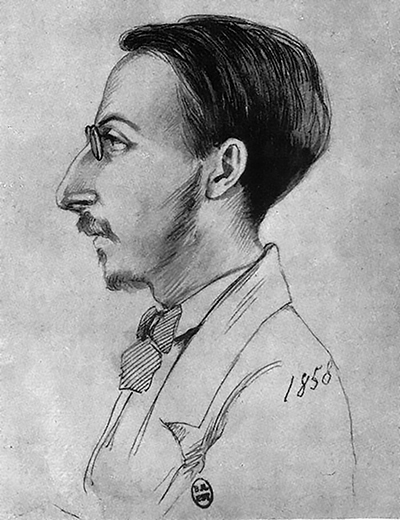 portrait dessin 1858 - Saint-Saens