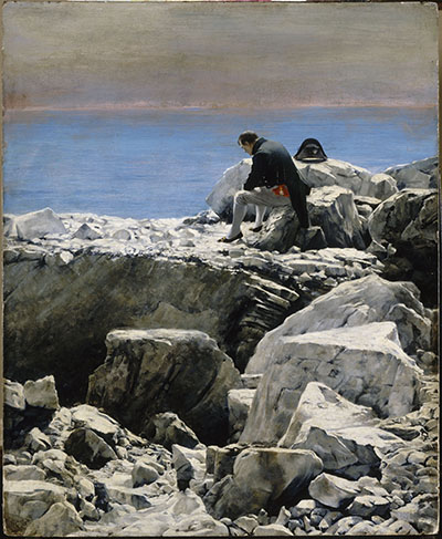 oscar rex cest fini napoleon a sainte helene peinture
