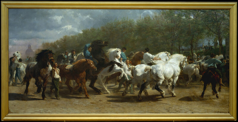le marche aux chevaux rosa bonheur peinture animaliere second empire