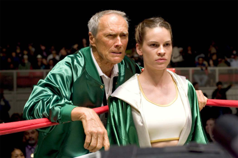 million dollar baby film résumé clint eastwood hilary swank morgan freeman