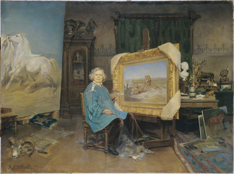 Rosa Bonheur artiste peintre animalier atelier achille