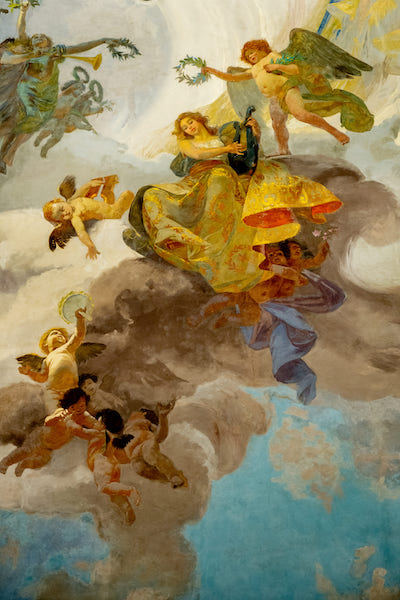 Fesques du Théâtre Donizetti Bergame