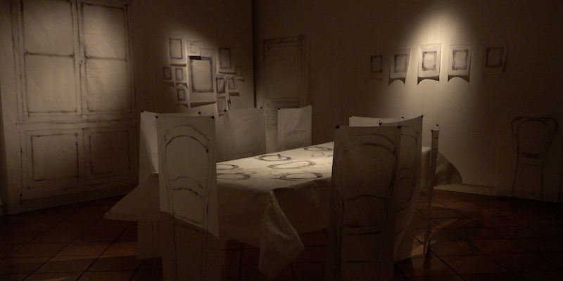 Ils devenaient tous des ombre Laurent Delaire artiste plasticien