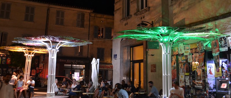 Place Portail Matheron Helios 2022 monument historique Avignon