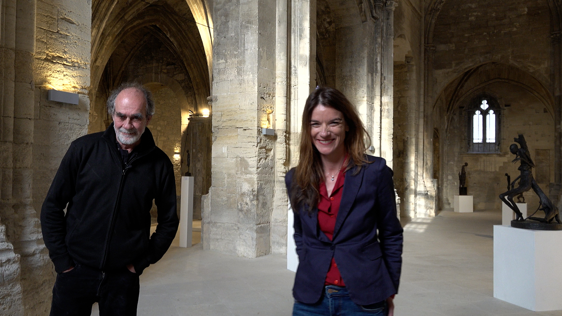 marc petit sculpteur exposition - sculpteur français bronze - Eglise des Célestins Avignon