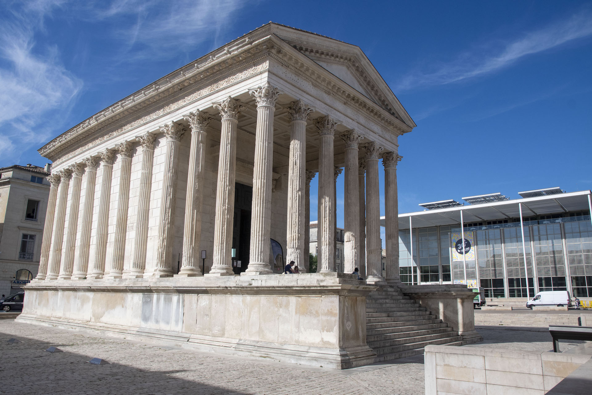 Maison Carree patrimoine mondial unseco septembre 2023 ville de nimes