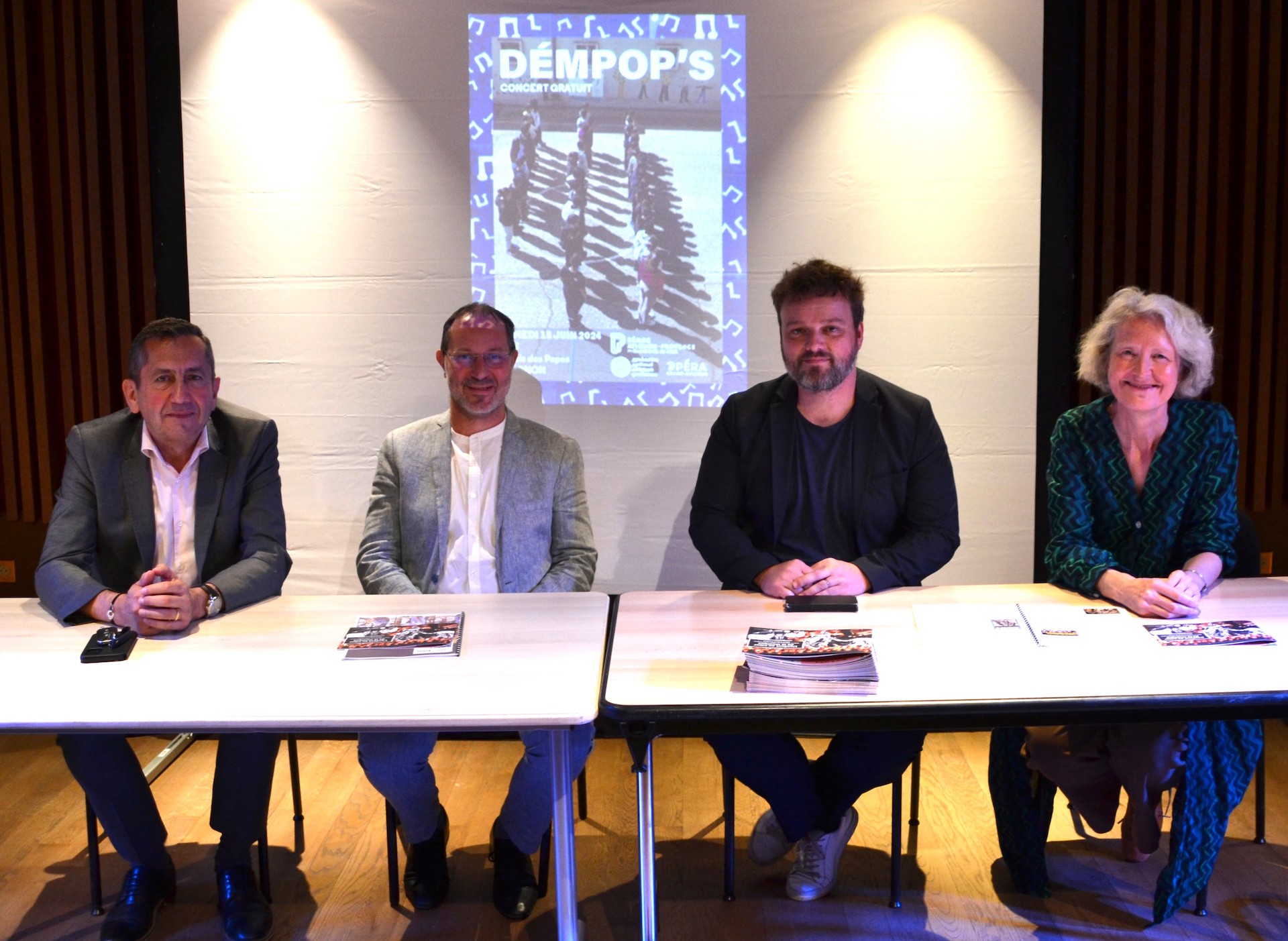 Concert Demos avignon provence palais des papaes avignon Claude Morel - Frederic Roels -Alexis Labat -Isabelle Ronzier