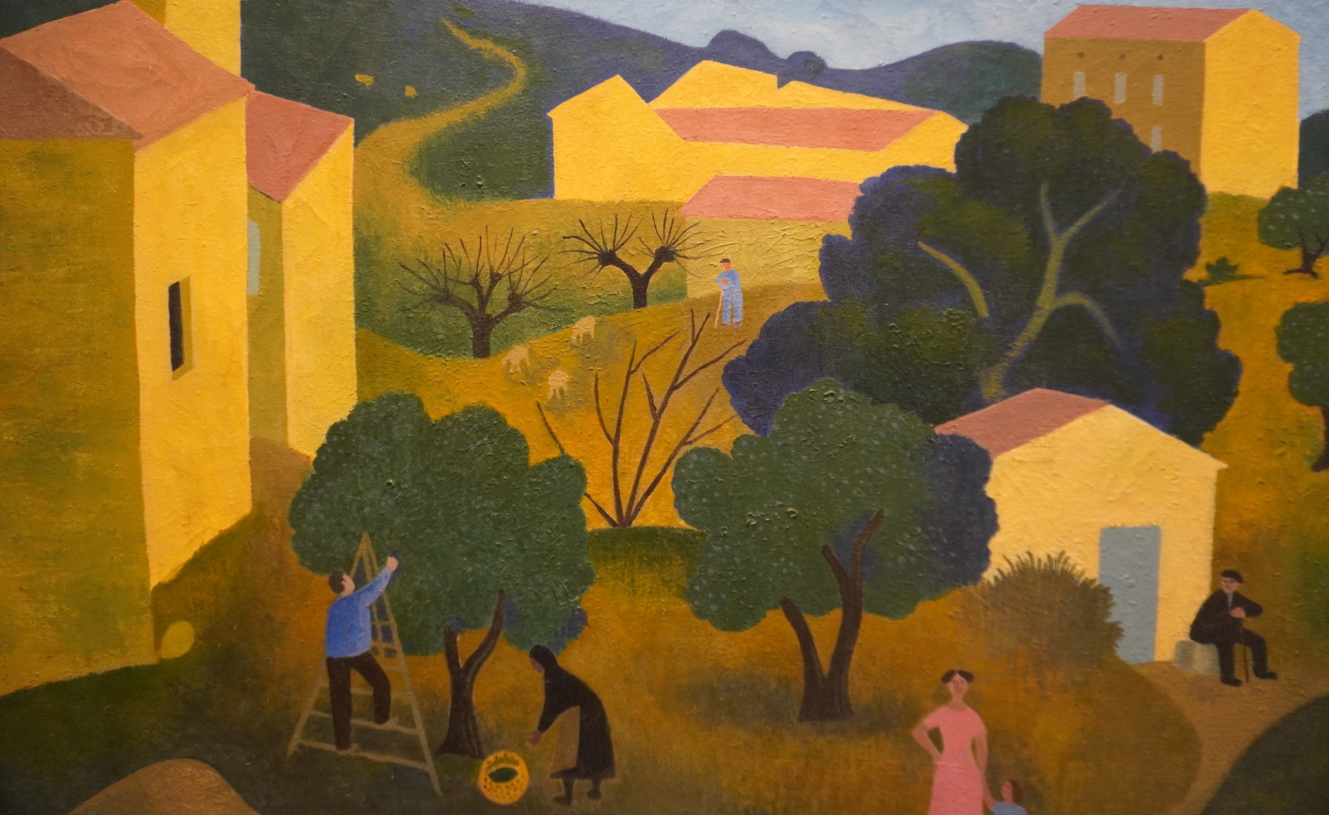 L olivade aux Embruscalles 1976 - Jean Hugo Exposition sete occitanie