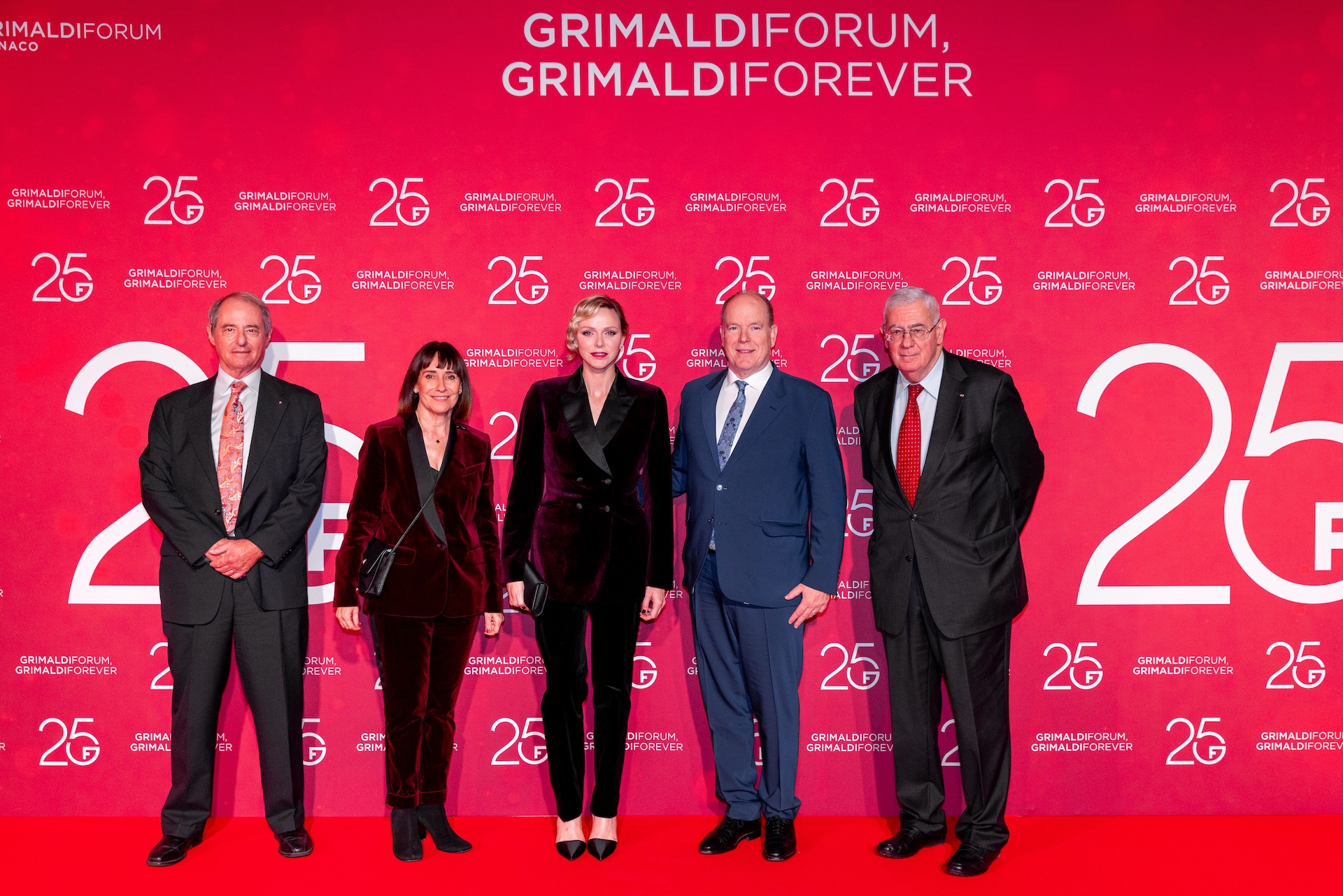 25 ans Grimaldi Forum Monaco - LL.AA.SS. Le Prince Albert II et la Princesse Charlene