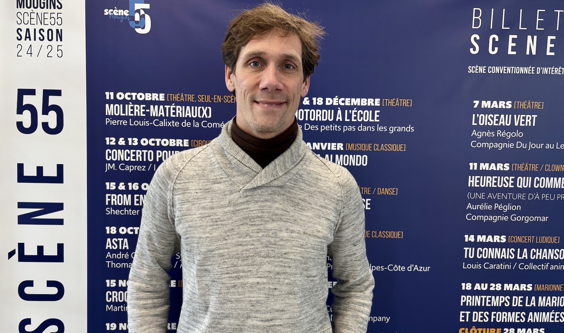 Pierre caussin directeur artistique scene 55 mougins