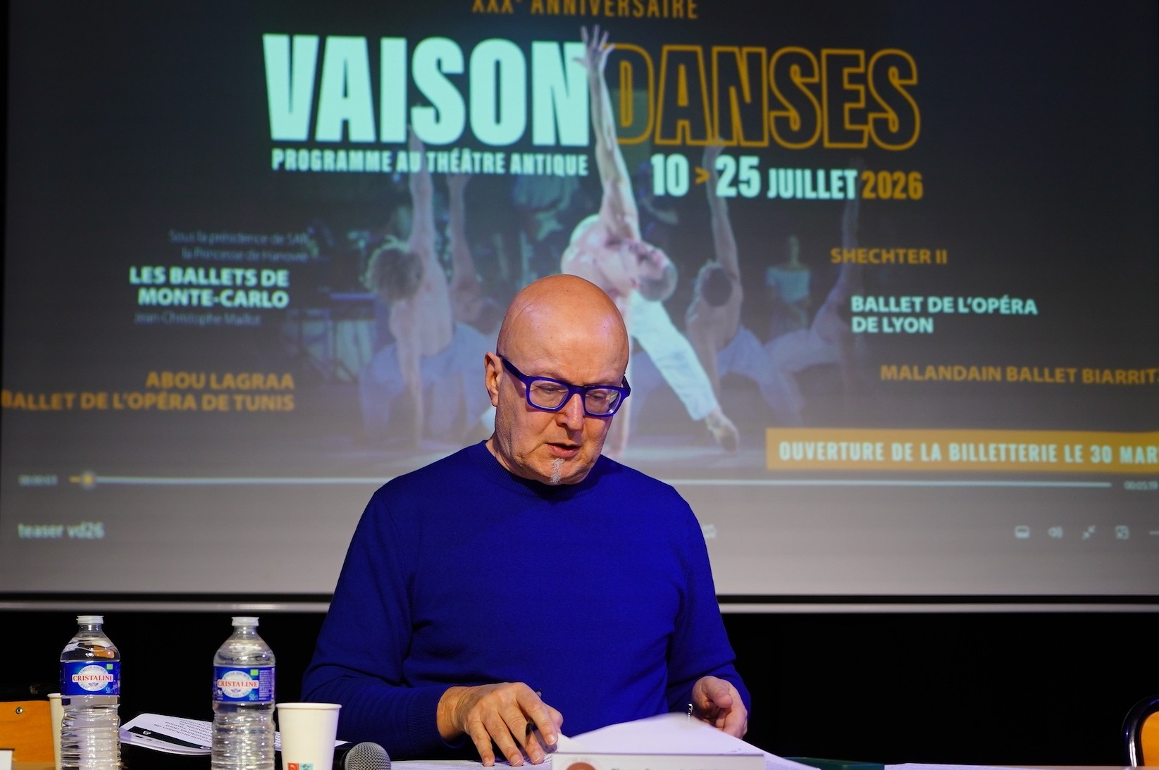 Pierre François Heuclin directeur artistique -interview programmation Vaison Danses 2026