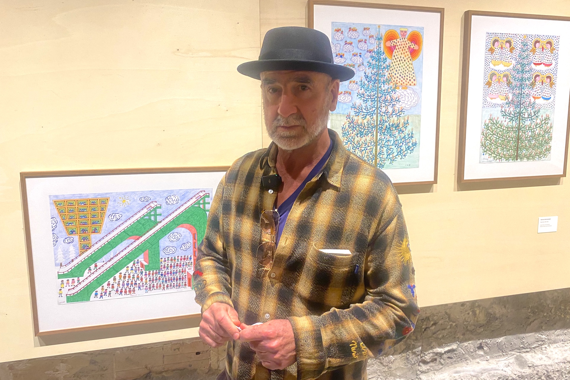 Eric Cantona, président d'honneur du festival du dessin d'Arles, avril 2026.