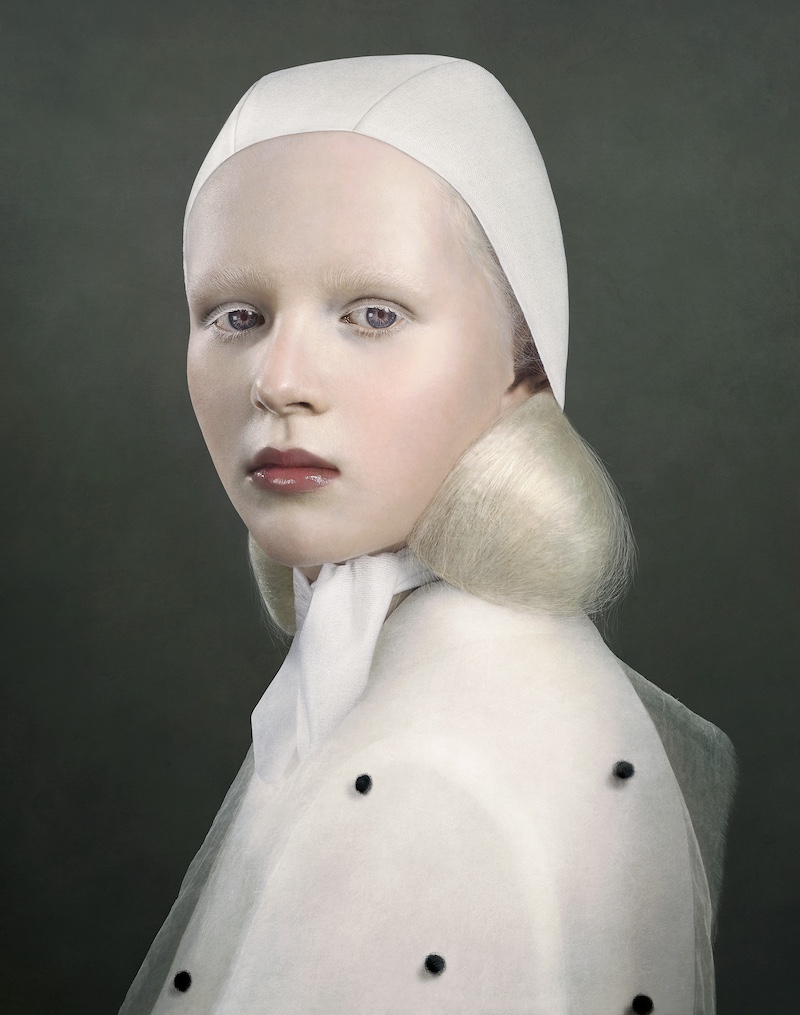 Portrait tableau expo Justine Tjallinks Nice 2026.